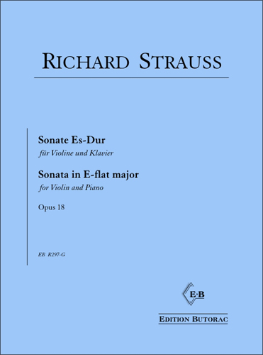 Cover - Richard Strauss , Violinsonate Es-Dur op. 18